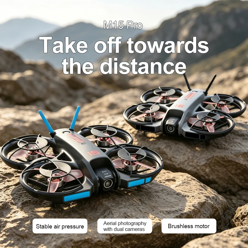 Drone Ae Rc - 2026 Model Yeni M15 FPV Drone,