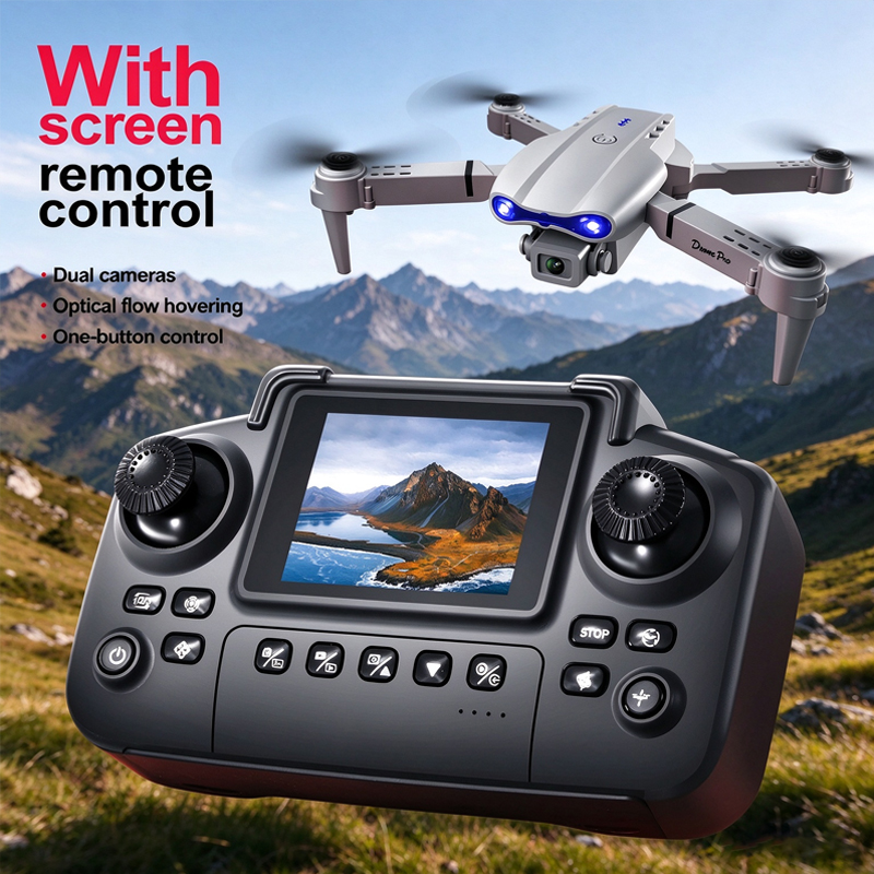 Drone E88 Rc Quadcopter - Geliştirilmiş E88 Ekran Kontrollü WIFI FPV