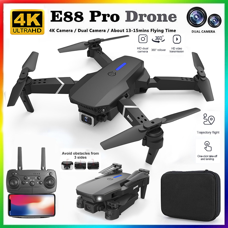 2026 YENİ E88 Profesyonel HD 4 - Drone E88 Rc Quadcopter incelemesi ve fiyatı