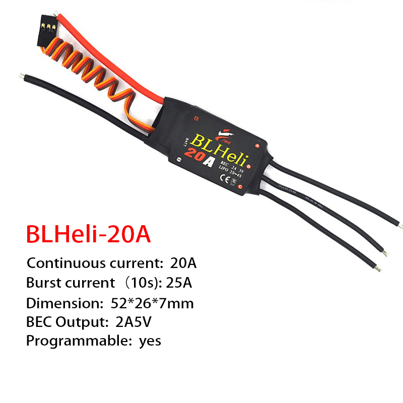 1-3 adet fırçasız ESC BLHeli 2 - Drone Rc Toy incelemesi ve fiyatı