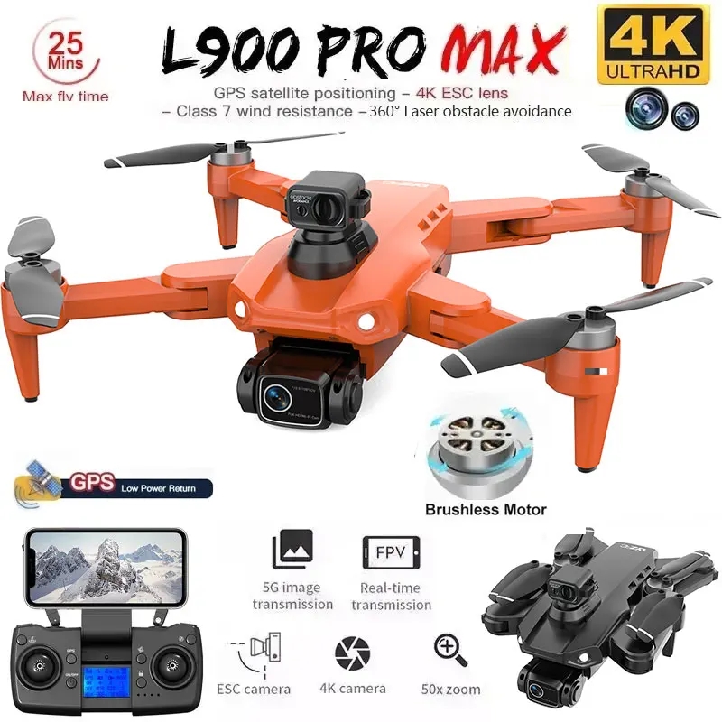 L900 Pro MAX GPS Drone 4K Prof - Drone Ae Rc incelemesi ve fiyatı