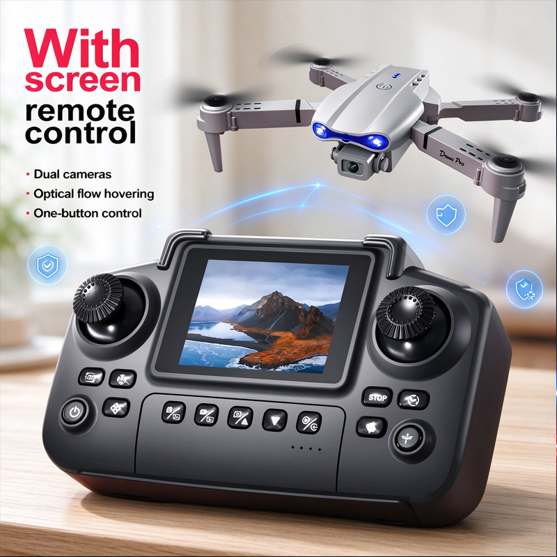 E88 Ekran Kontrollü Profesyone - Drone E88 Rc Quadcopter incelemesi ve fiyatı