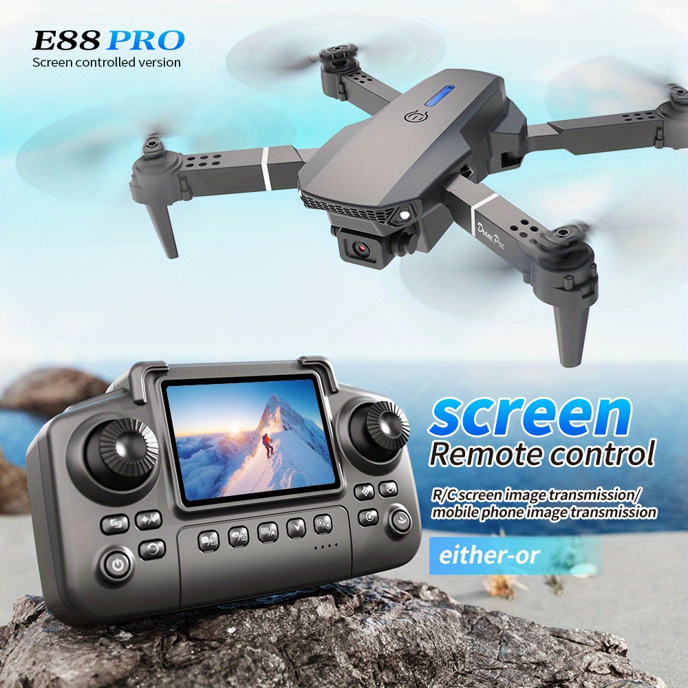 E88 Ekran Kontrollü Profesyone - Drone E88 Rc Quadcopter incelemesi ve fiyatı