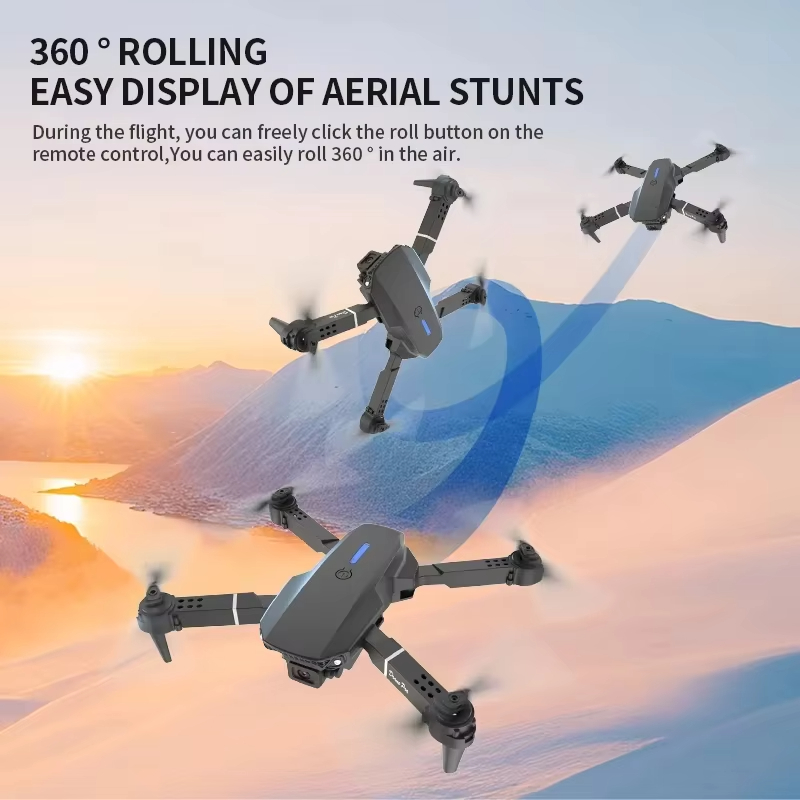 Çok Satan E88 Mini RC Drone 8K - Drone E88 Rc Quadcopter incelemesi ve fiyatı