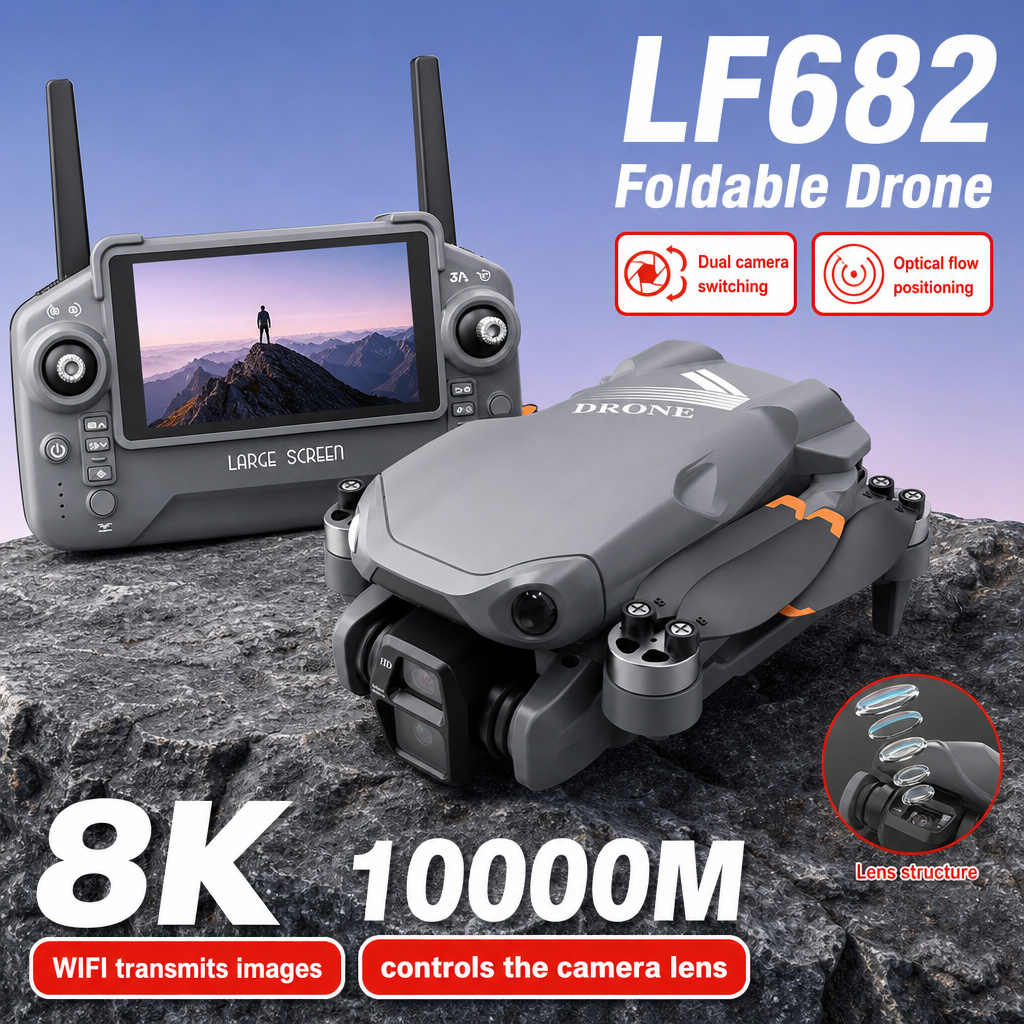 Hava Fotoğrafı LF682 Drone 8K  - Drone Dji Rc Pro incelemesi ve fiyatı